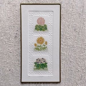 Art Original Signed Engraving by ENRIQUETA. Manual Printing in Copper Plate